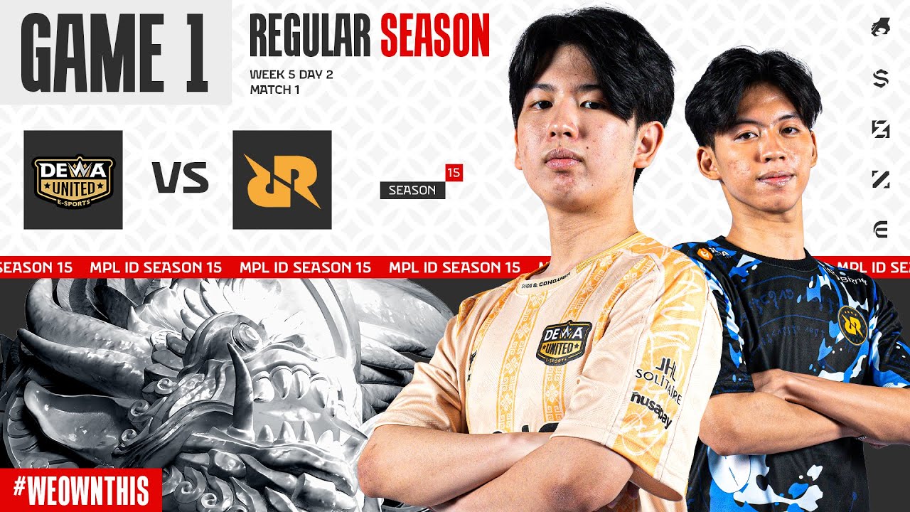 Hasil Dewa United vs RRQ Hoshi MPL ID S15 Minggu Kelima Hari Kedua