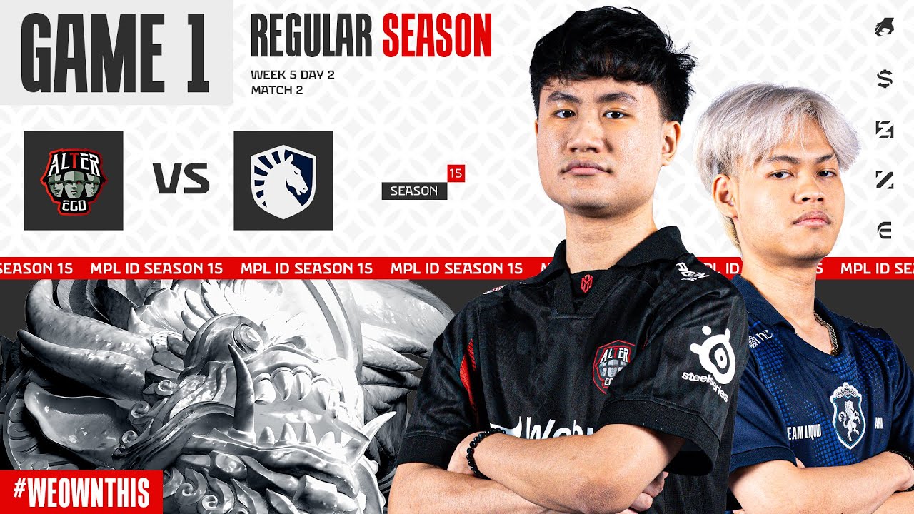 Hasil Team Liquid vs Alter Ego MPL ID S15 Minggu Kelima Hari Kedua