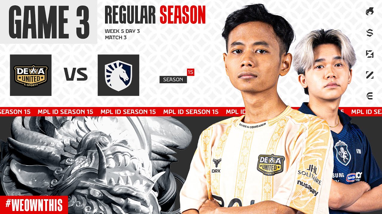 Hasil Team Liquid vs Dewa United MPL ID S15, Minggu Kelima Hari Ketiga