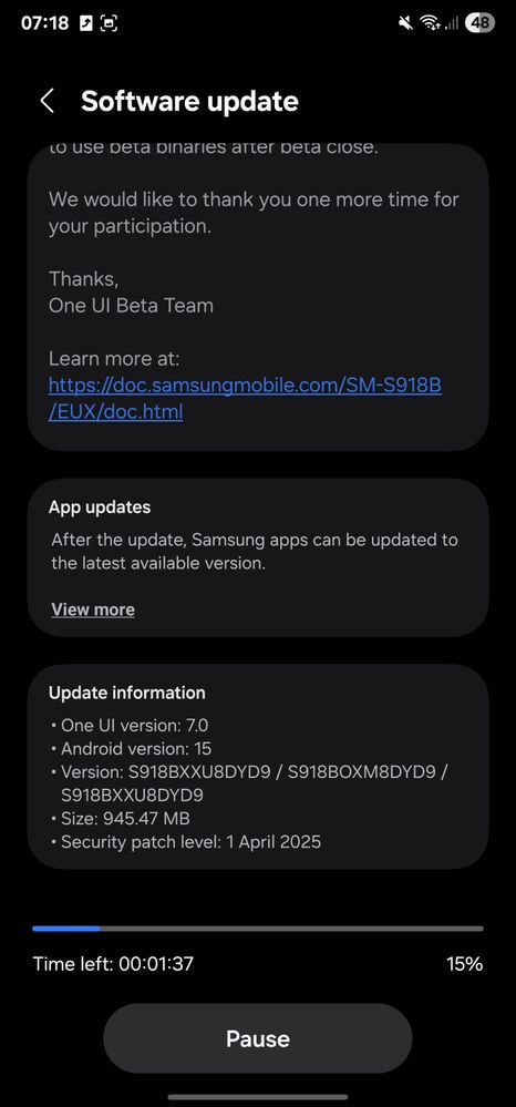 Update One UI 7 berbasis Android 15 resmi dirilis untuk Galaxy S23 series, hadirkan fitur baru, patch keamanan, dan peningkatan performa.
